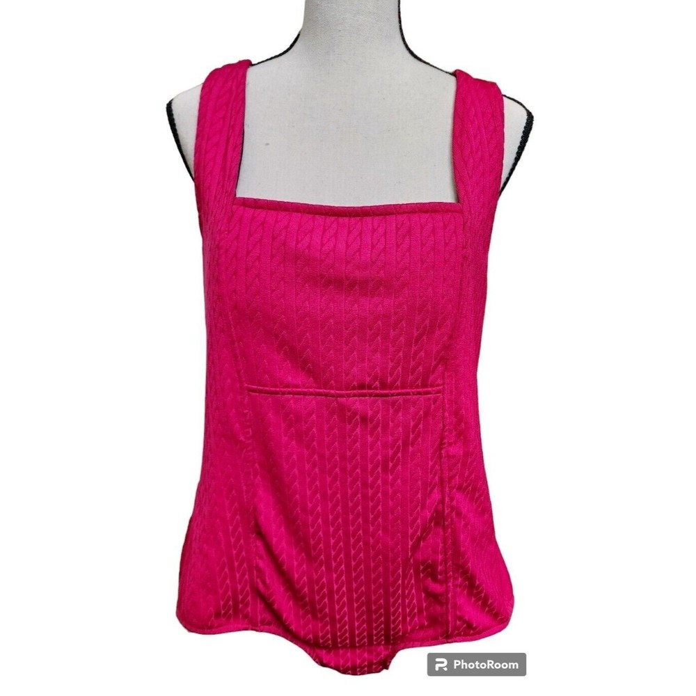 Catalina One Piece Swimsuit Size 2X Raspberry Color
